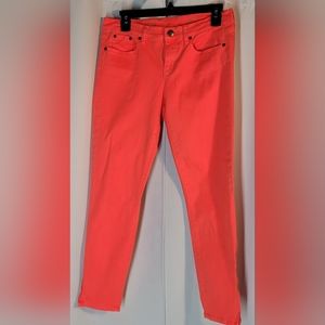 Women's J. Crew 9" Toothpick Jeans. Dark Pink Size 29